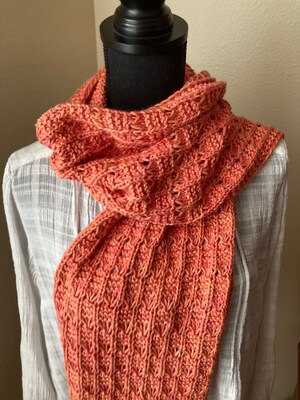 Hand Knitted Winter Scarf - image3